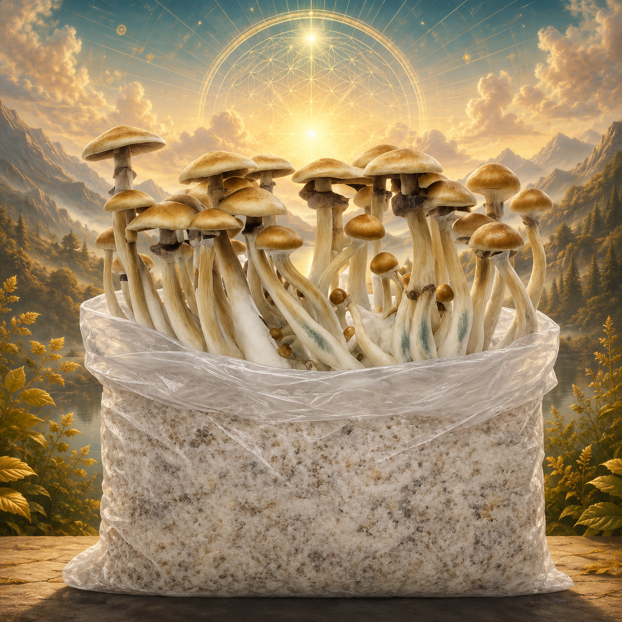 Golden Teacher Mushroom Grow Kit - Image 2