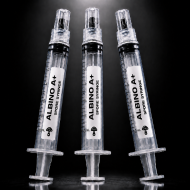 Albino A+ Mushroom Spore Syringe