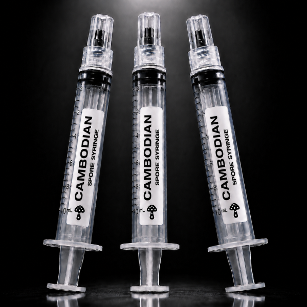 Cambodian Mushroom Spore Syringe